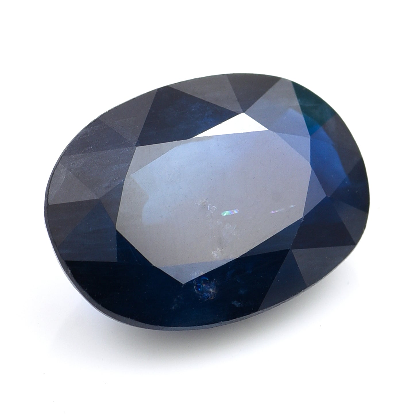 9.4 Natural Corundum Sapphire Oval Mixed Cut Gemstone