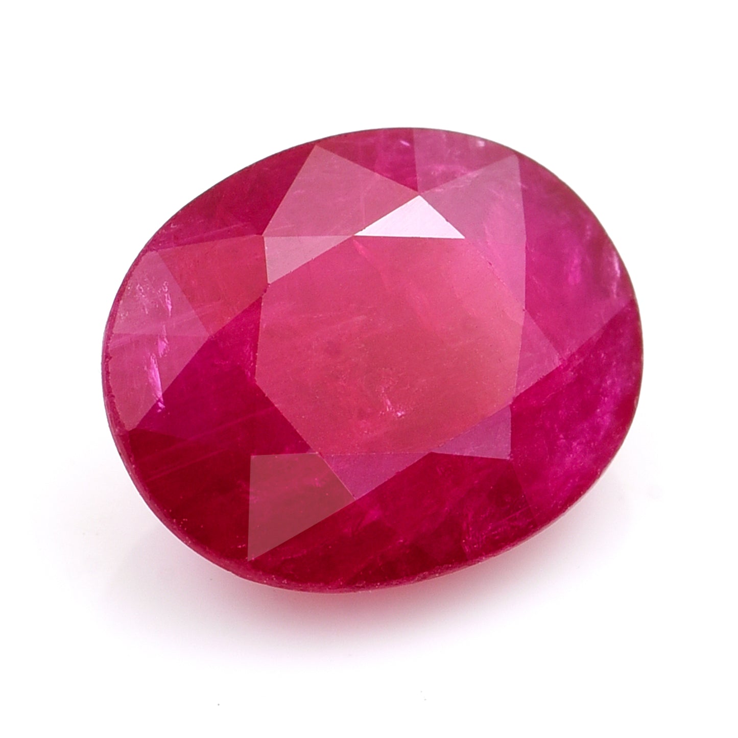 3.09 Natural Corundum Ruby Oval Mixed Cut Gemstone