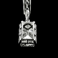6.86 Carats Lab Grown Diamond 14K Gold Pendant