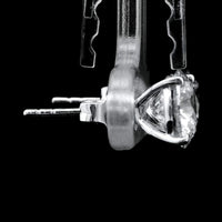 3.19 Carats Lab Grown Diamond 14K Gold Earrings