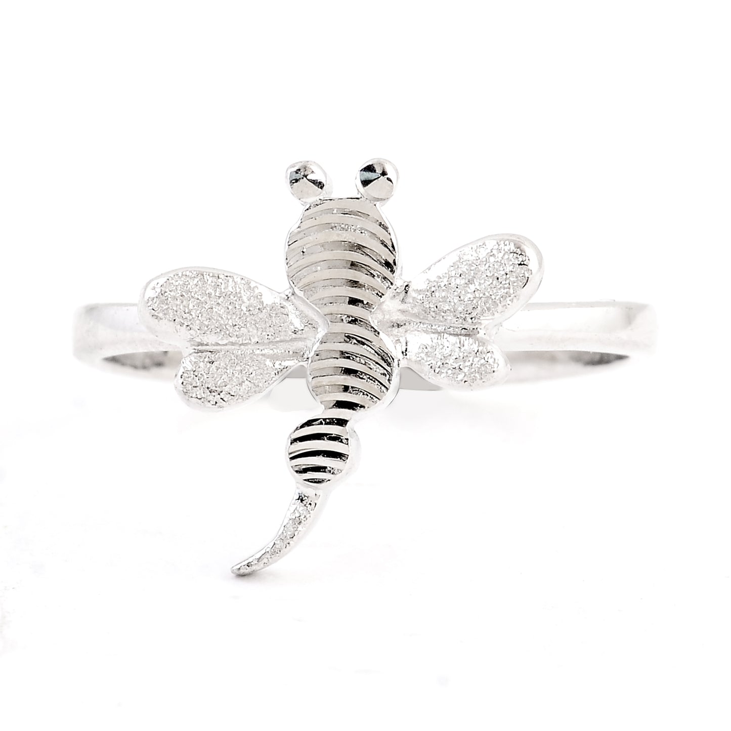 0.00 Ct Plain 925 Sterling Silver Ring