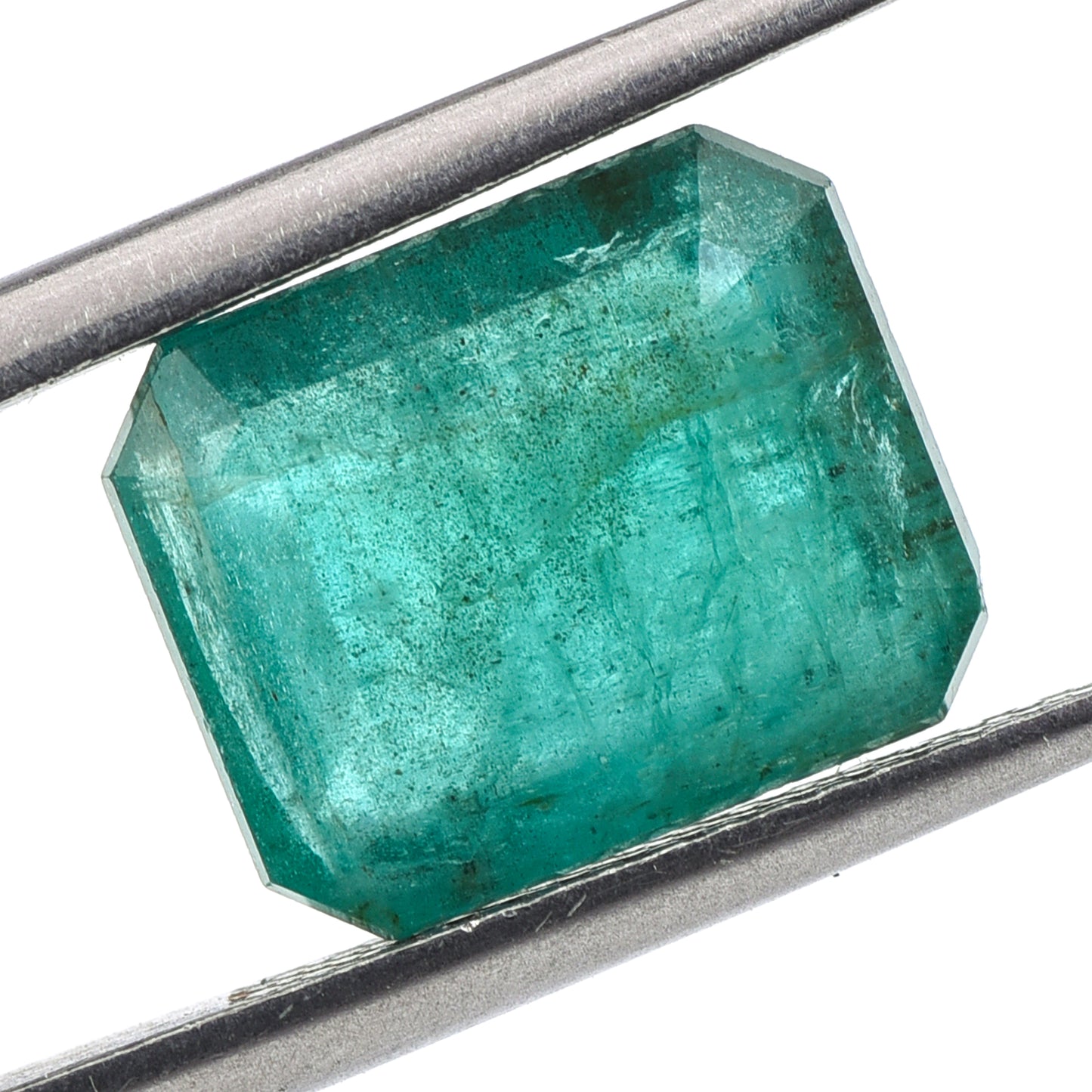 3.93 Natural Beryl Emerald Emerald Cut Gemstone