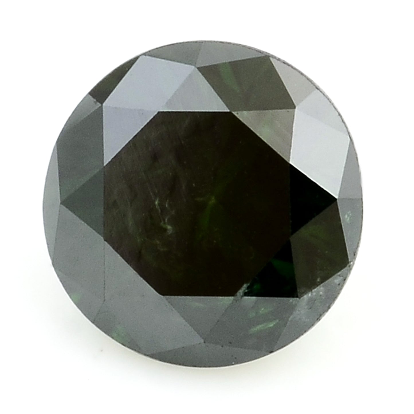 0.30 Green Diamond Round Loose Gemstone