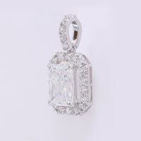 2.40 Carats Lab Grown Diamond 14K Gold Pendant