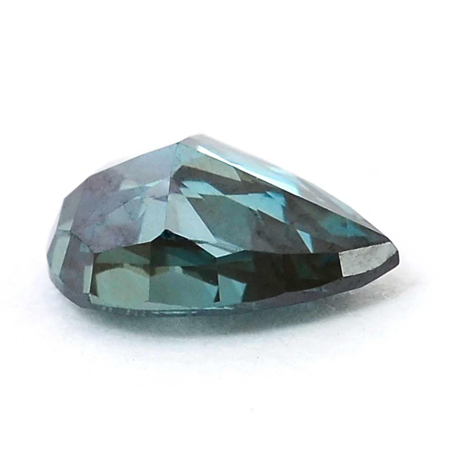 0.48 Blue Diamond Pear Loose Diamond