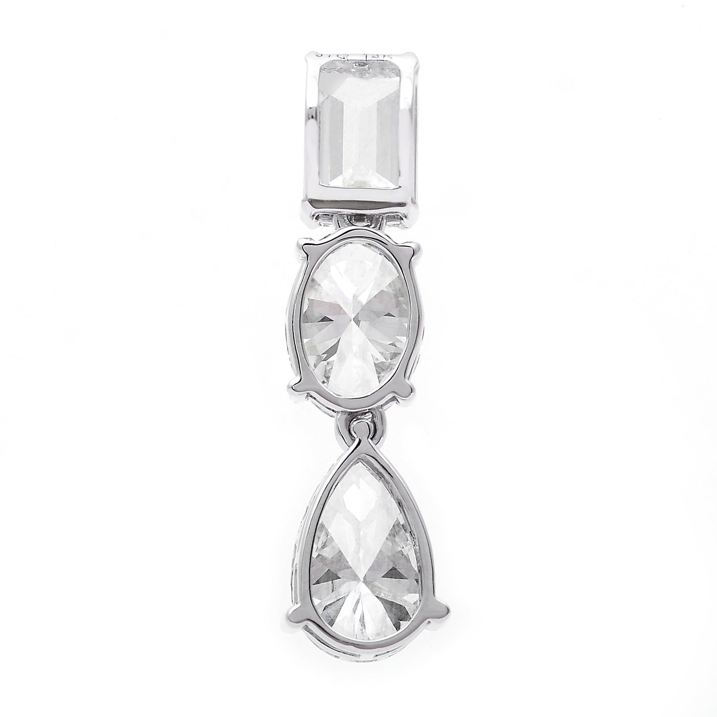 3.20 Carats Lab Grown Diamond 14K Gold Pendant