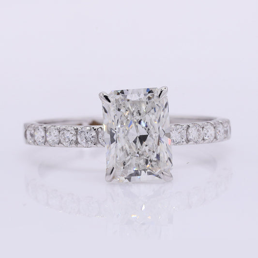 2.31 Carats Lab Grown Diamond 14K Gold Ring