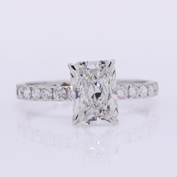 2.31 Carats Lab Grown Diamond 14K Gold Ring