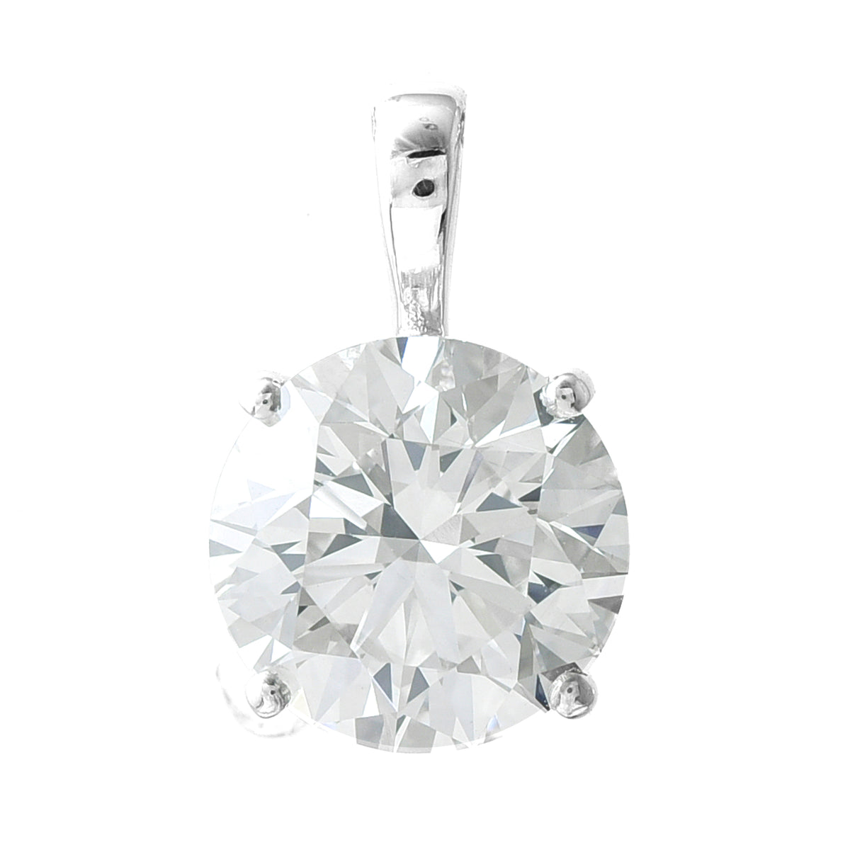2.00 Carats Lab Grown Diamond 14K Gold Pendant