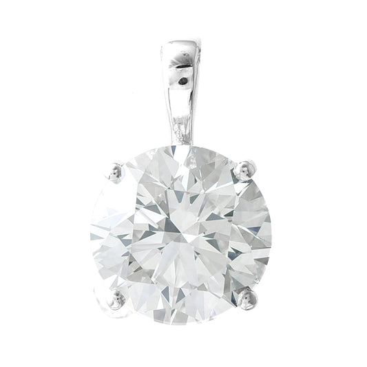 2.00 Carats Lab Grown Diamond 14K Gold Pendant