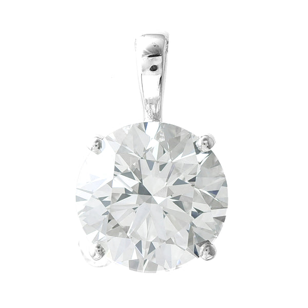 2.00 Carats Lab Grown Diamond 14K Gold Pendant