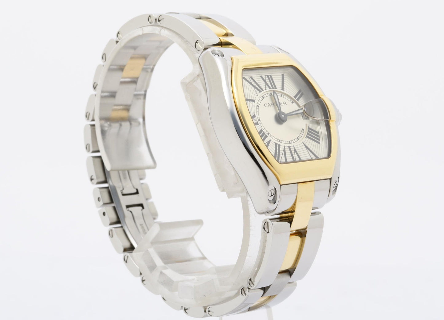 Cartier - W62026Y4 - Roadster SM Date Silver SS/YG