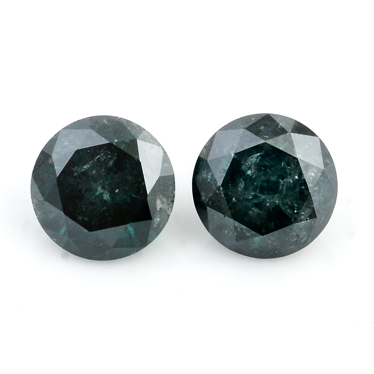 1.24 Blue Diamond Round Loose Gemstone