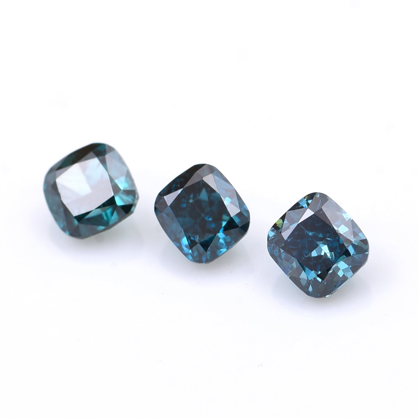0.65 Blue Diamond Cushion Loose Diamond