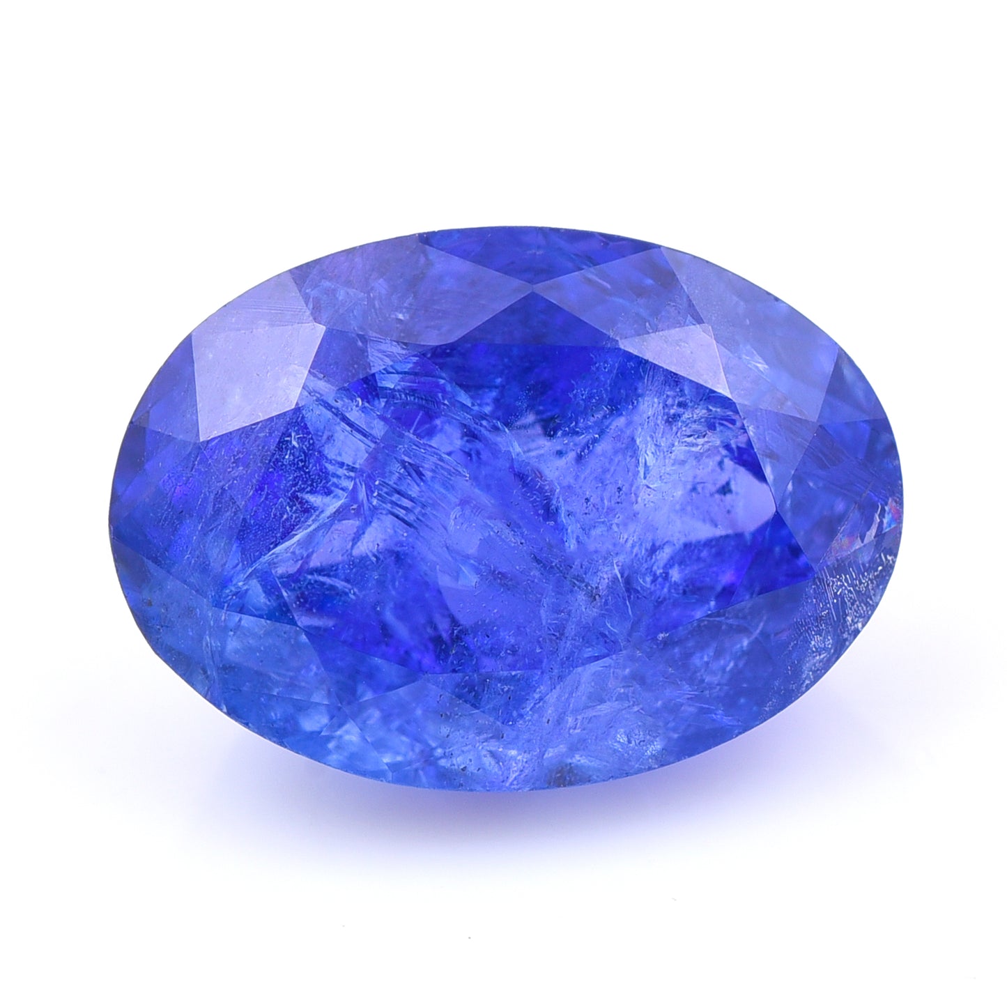 7.29 Natural Zoisite Tanzanite Oval Mixed Cut Gemstone