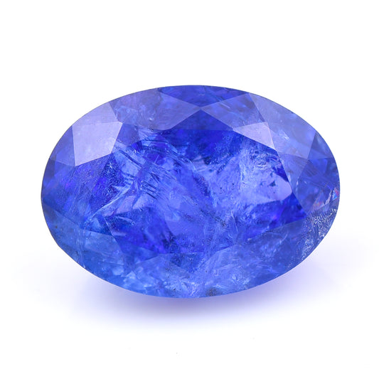 7.29 Natural Zoisite Tanzanite Oval Mixed Cut Gemstone