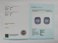 2.84 Carats Lab Grown Diamond 14K Gold Earrings