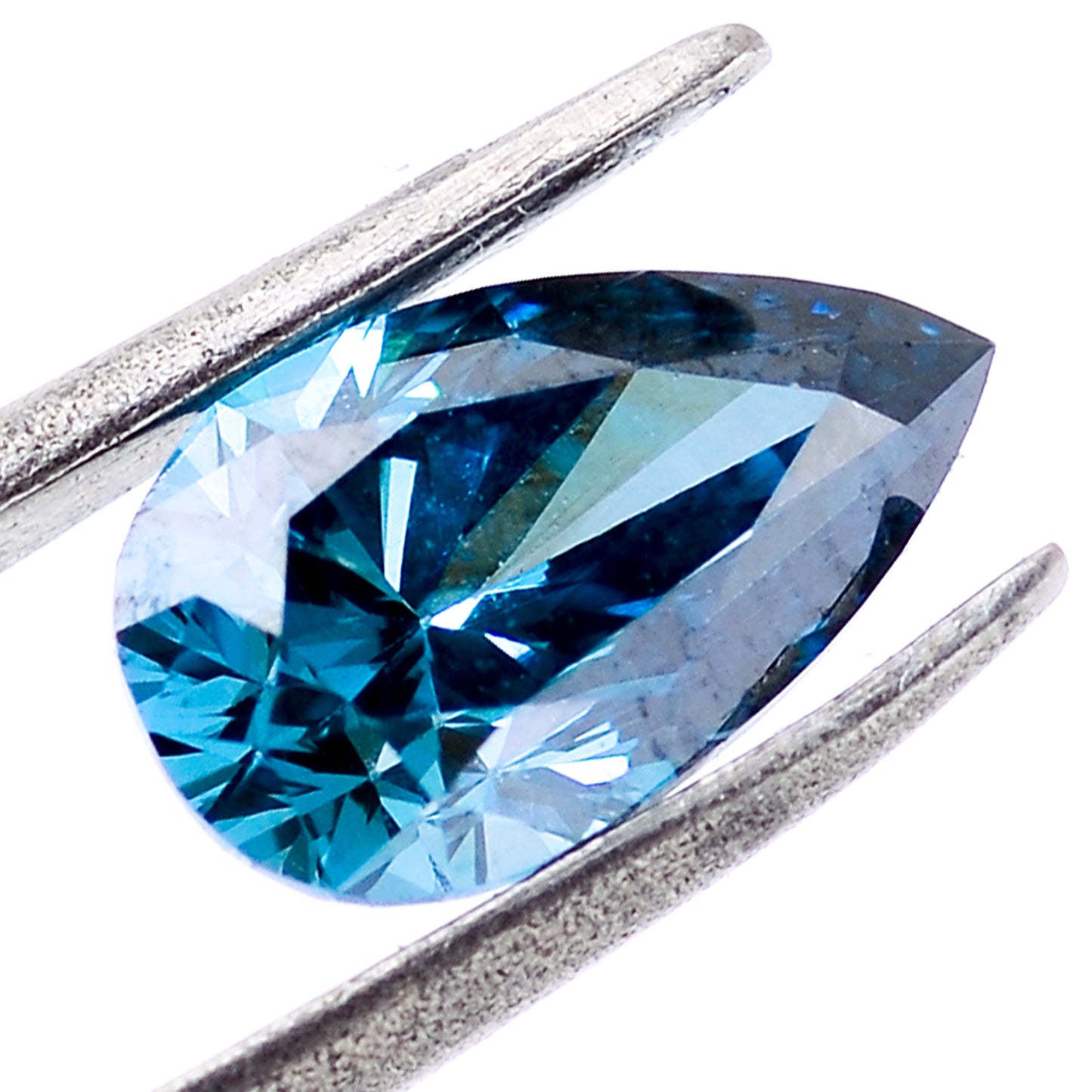 0.27 Blue Diamond Pear Loose Diamond