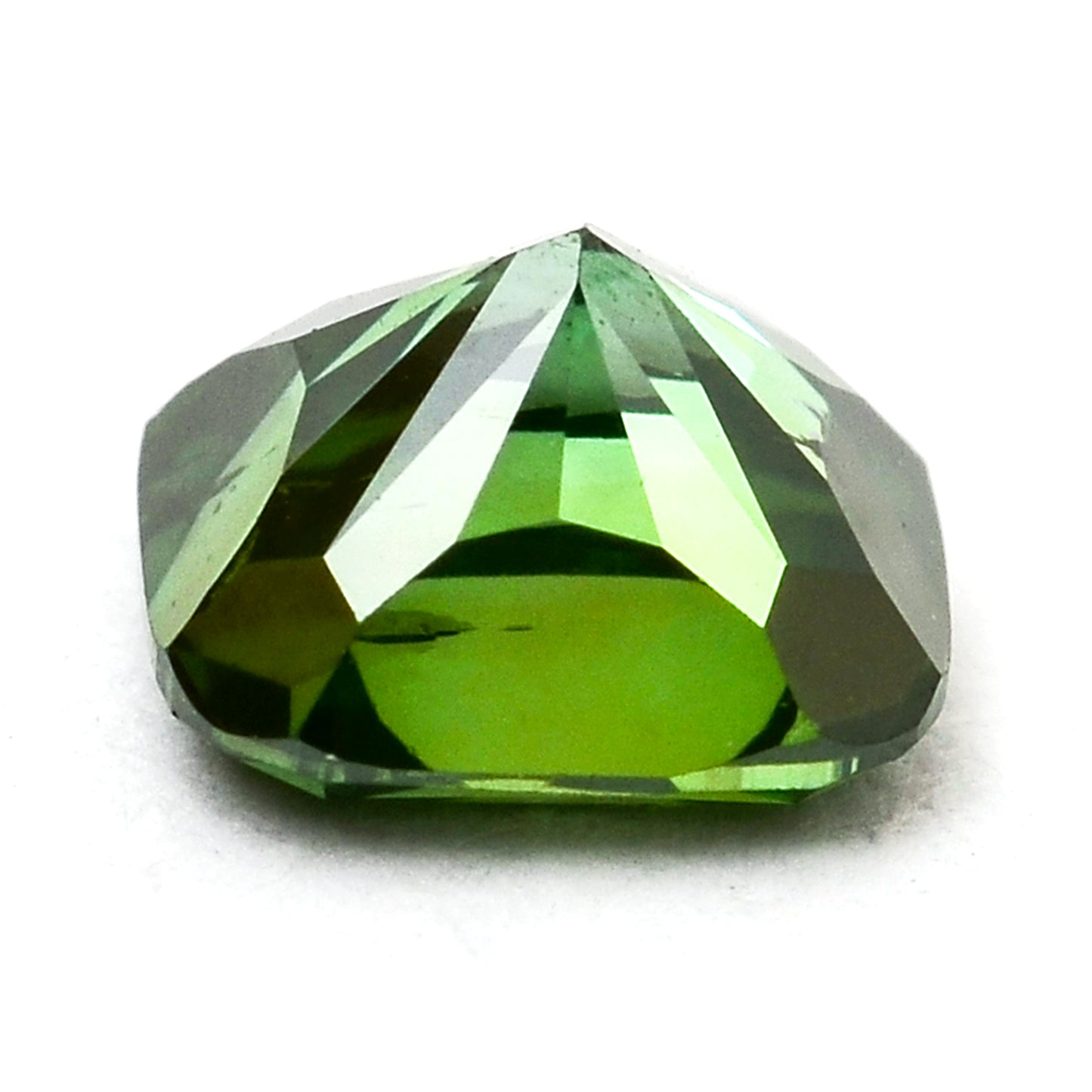 0.34 Green Diamond Cushion Loose Diamond