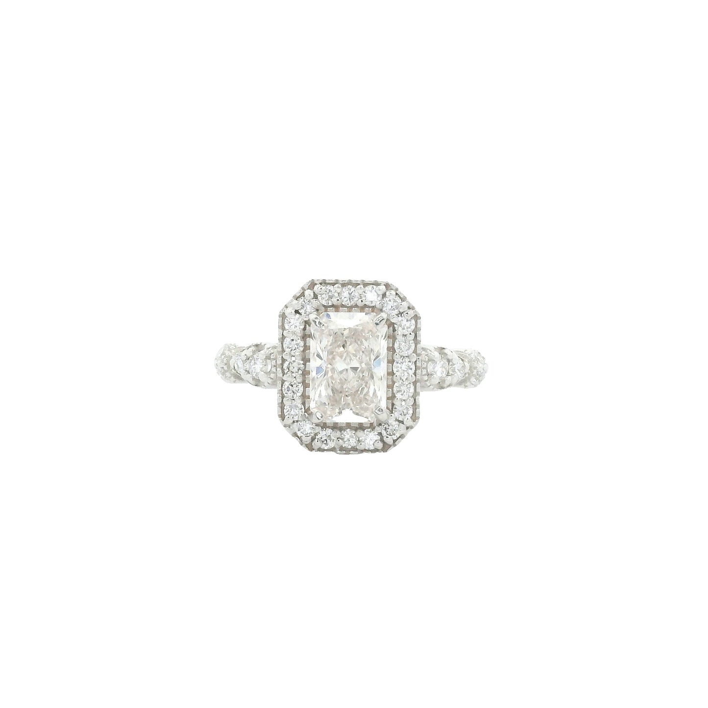1.49 Carats Lab Grown Diamond 14K Gold Ring