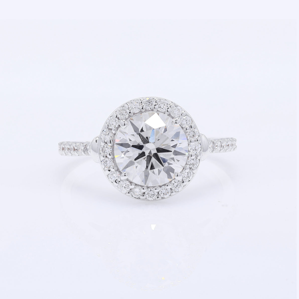 2.47 Carats Lab Grown Diamond 14K Gold Ring