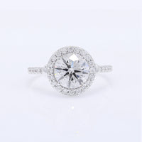 2.47 Carats Lab Grown Diamond 14K Gold Ring