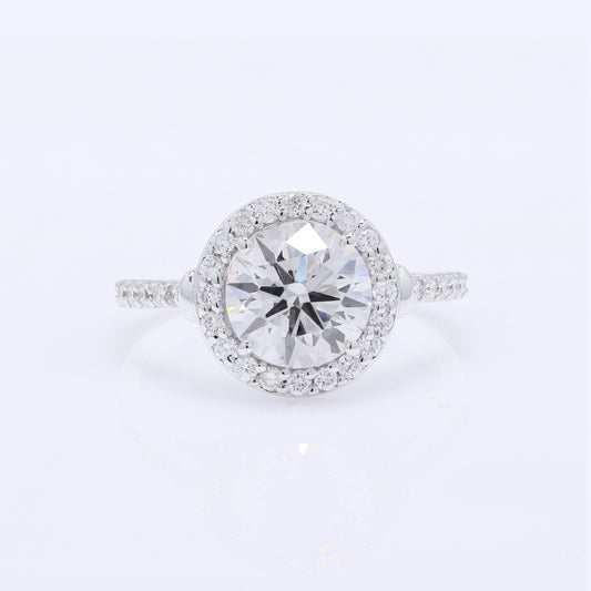 2.47 Carats Lab Grown Diamond 14K Gold Ring