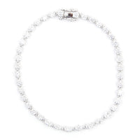 3.97 Ct Oval Lab Grown Diamond 14K Gold Bracelet