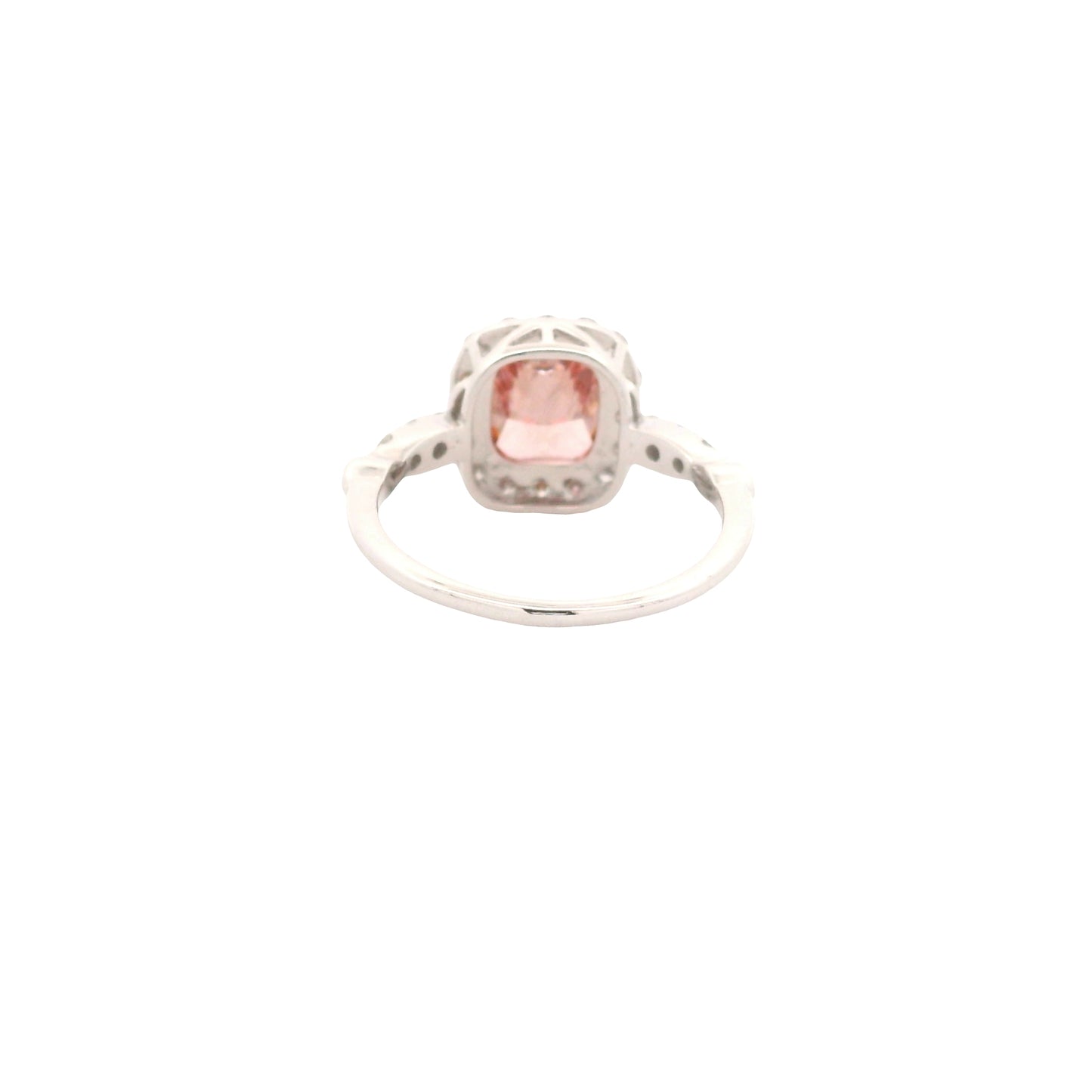 2.57 Carats Pink Lab Grown Diamond 14K Gold Ring