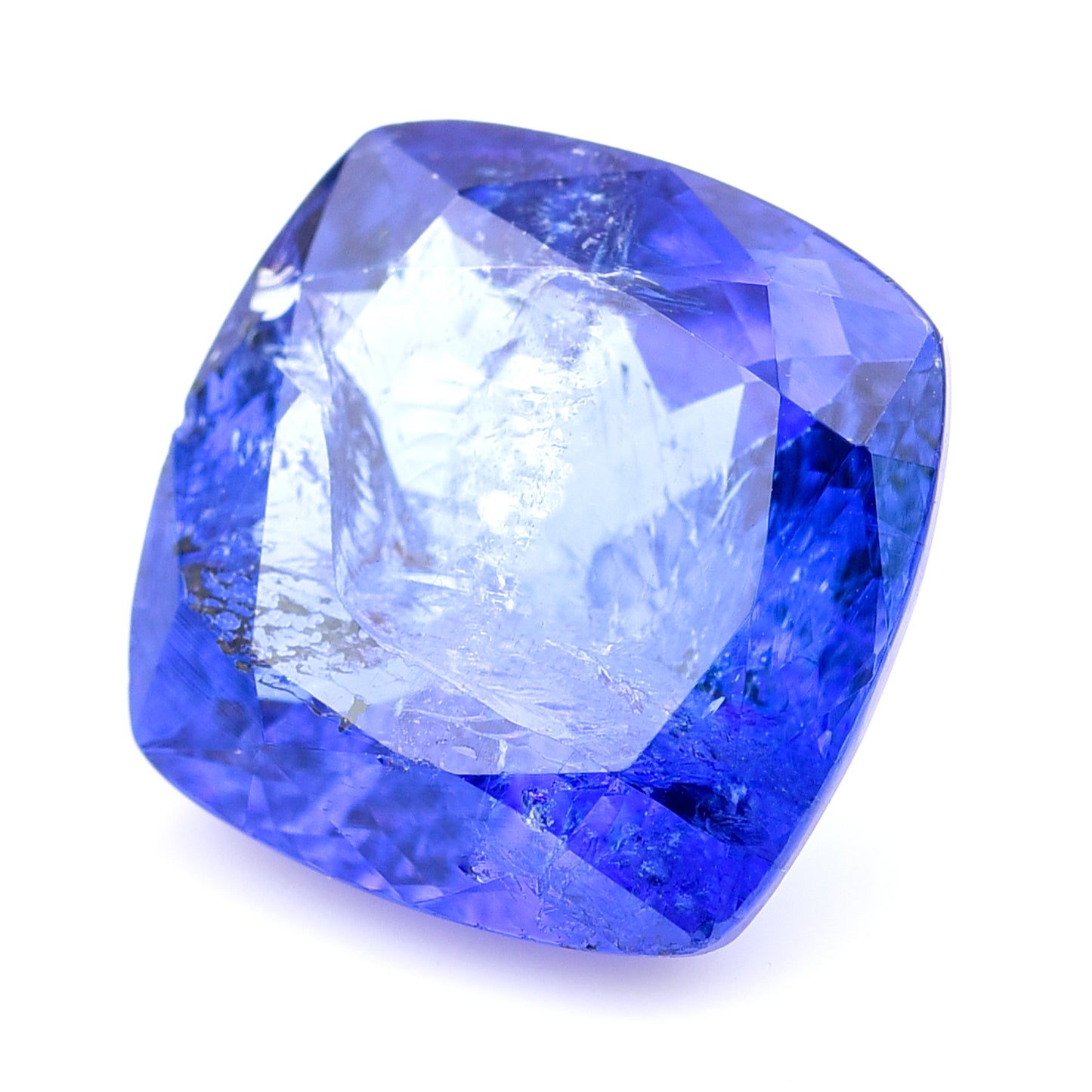 8.82 Natural Zoisite Tanzanite Cushion Mixed Cut Gemstone