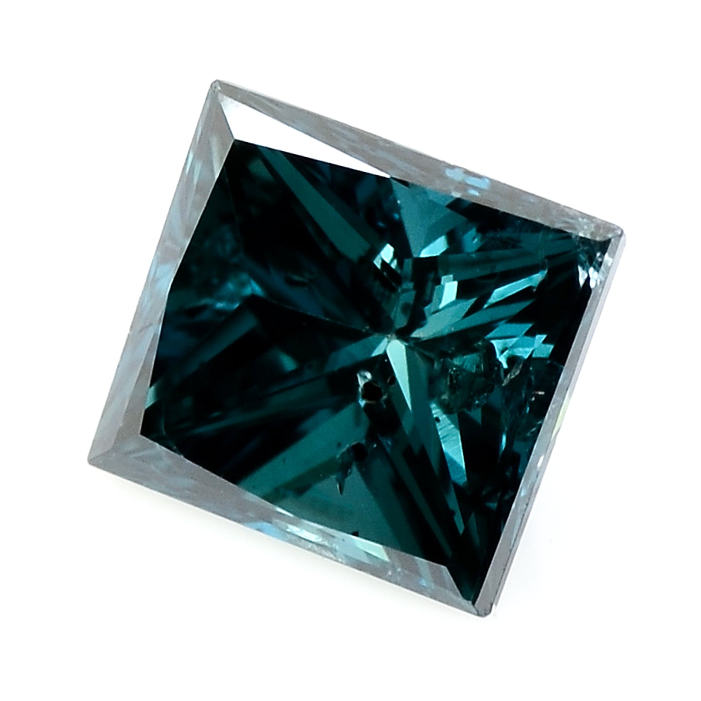 0.31 Blue Diamond Sqaure Loose Gemstone