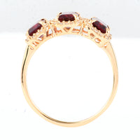 2.22 Ct Octagon Rubellite 14K Gold Ring