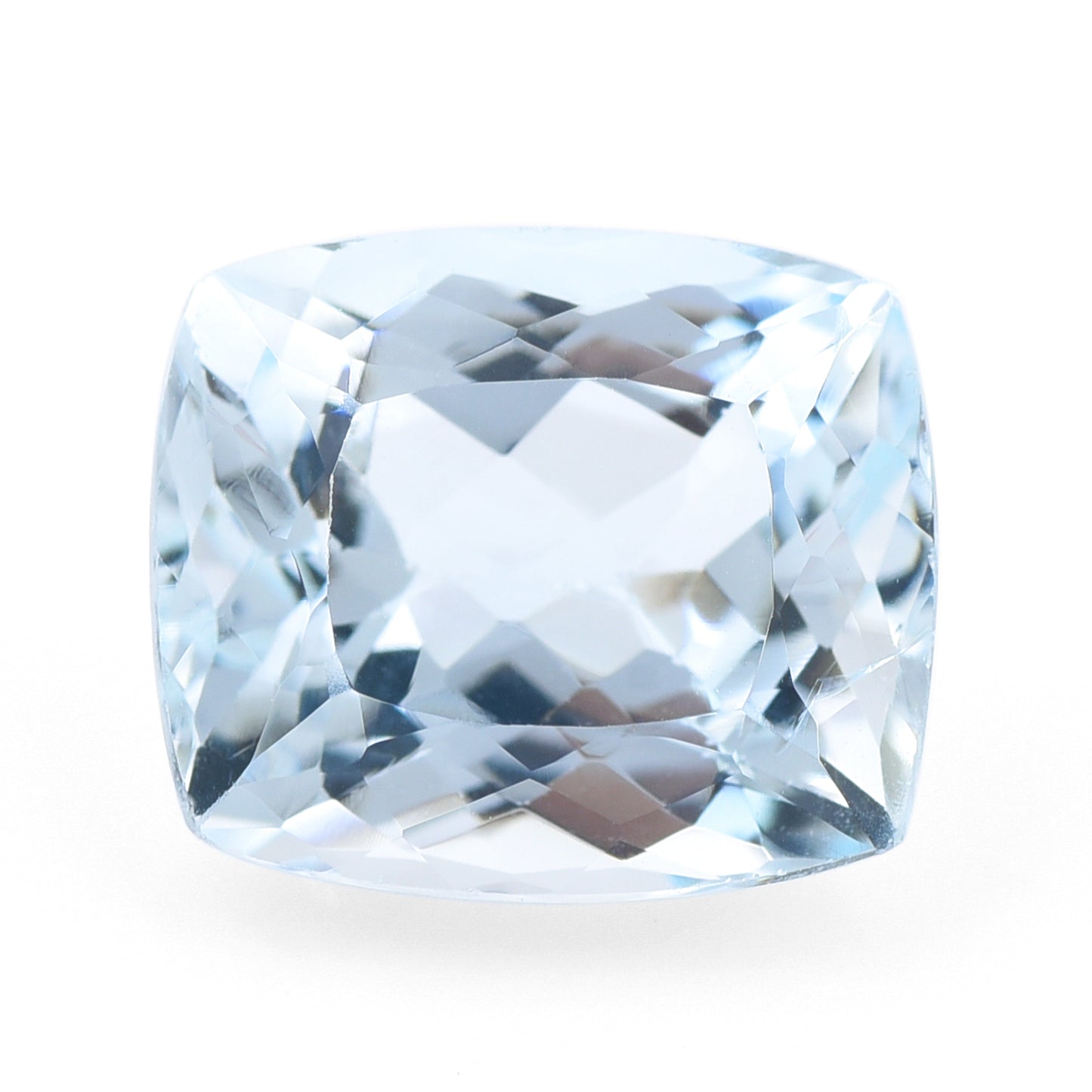 5.5 Natural Beryl Aquamarine Rectangular Cushion Mixed Cut Gemstone