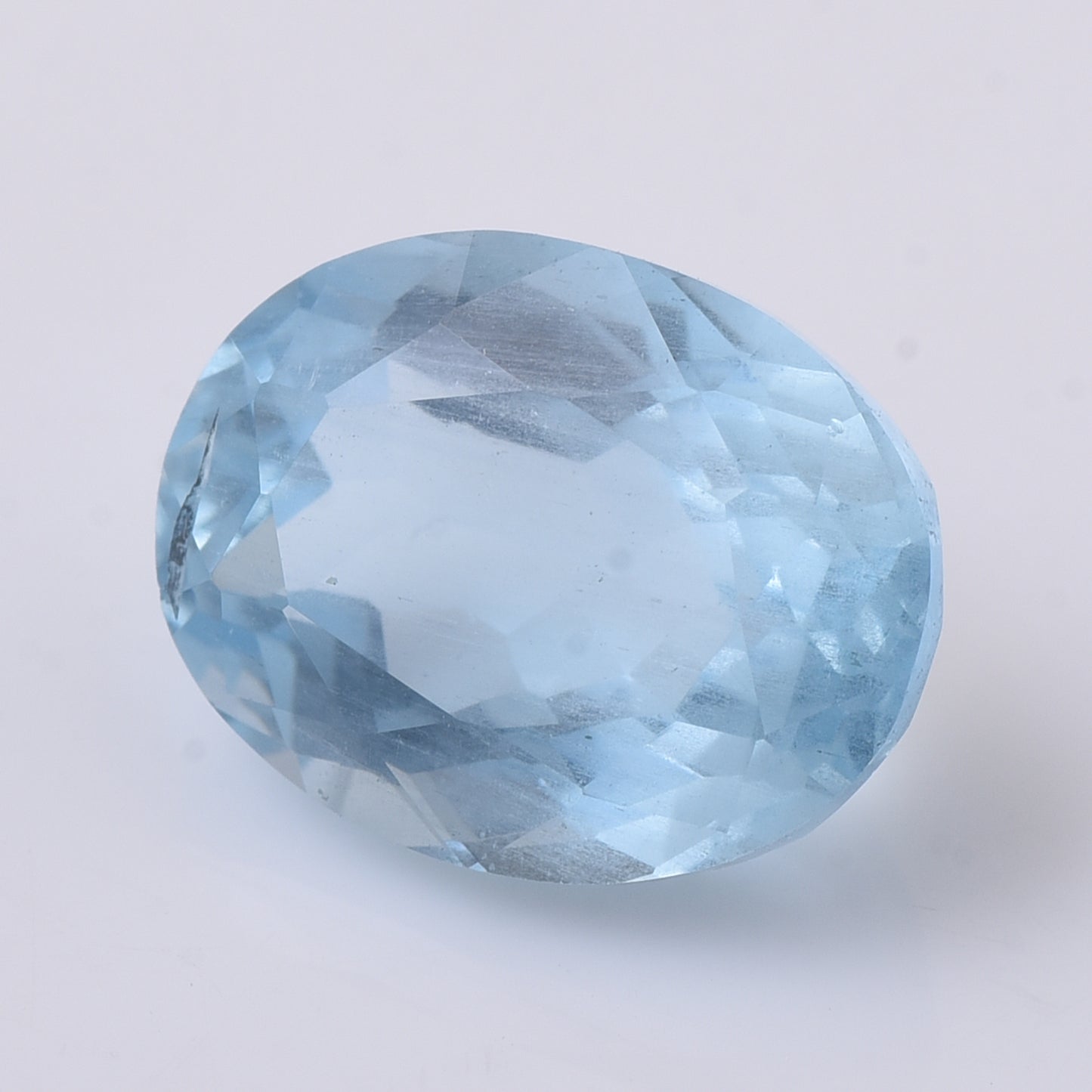 4.39 Natural Beryl Aquamarine Oval Mixed Cut Gemstone