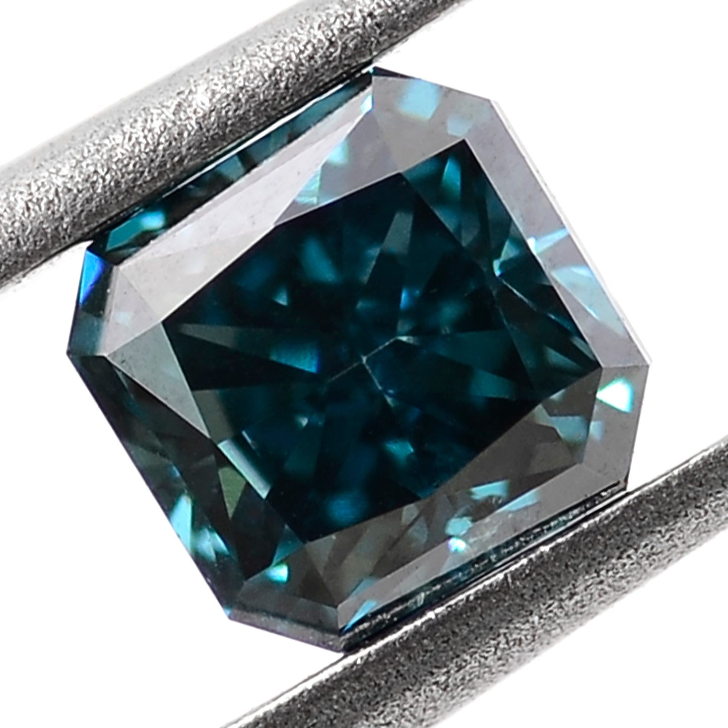 0.41 Blue Diamond Octagon Loose Diamond