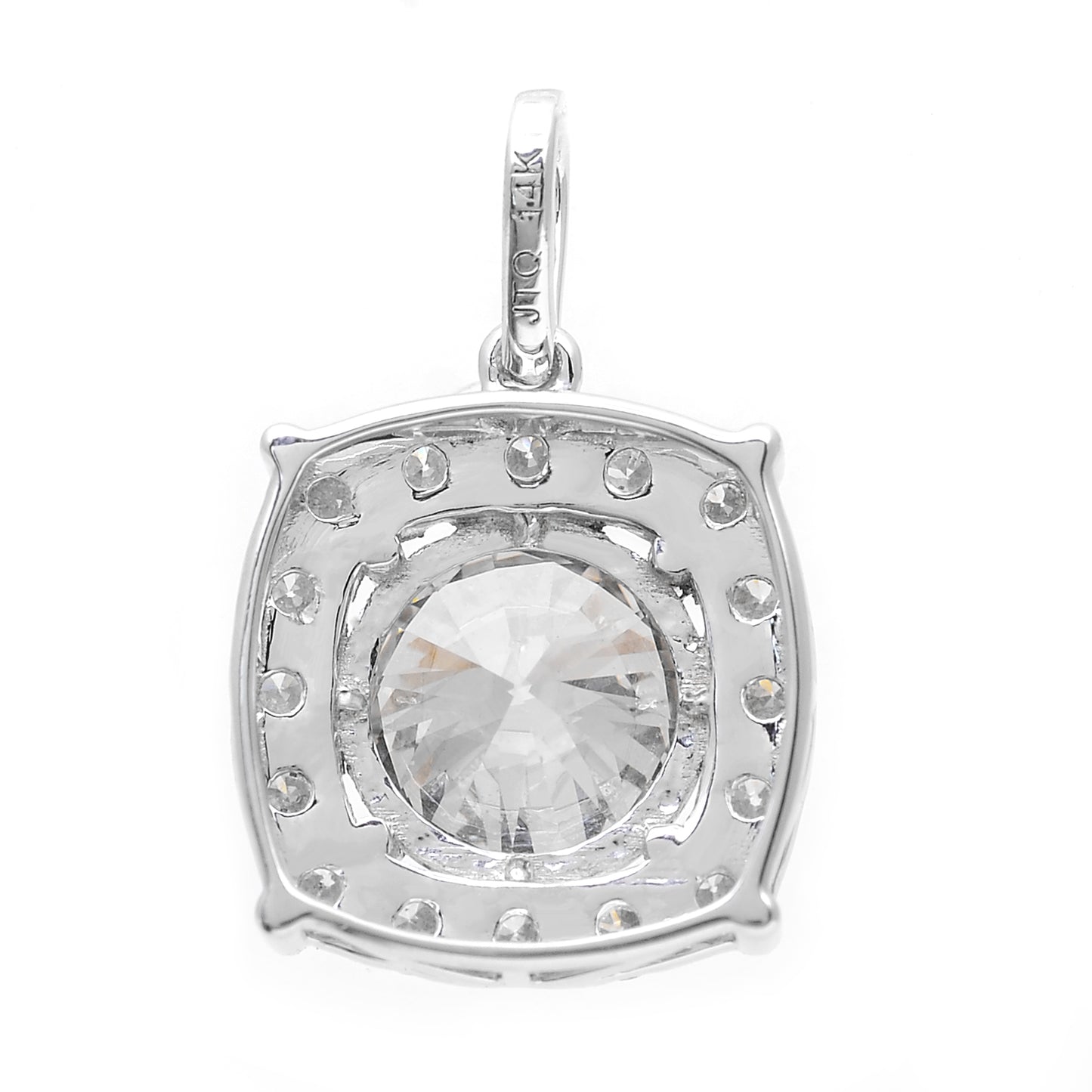 2.17 Carats Lab Grown Diamond 14K Gold Pendant