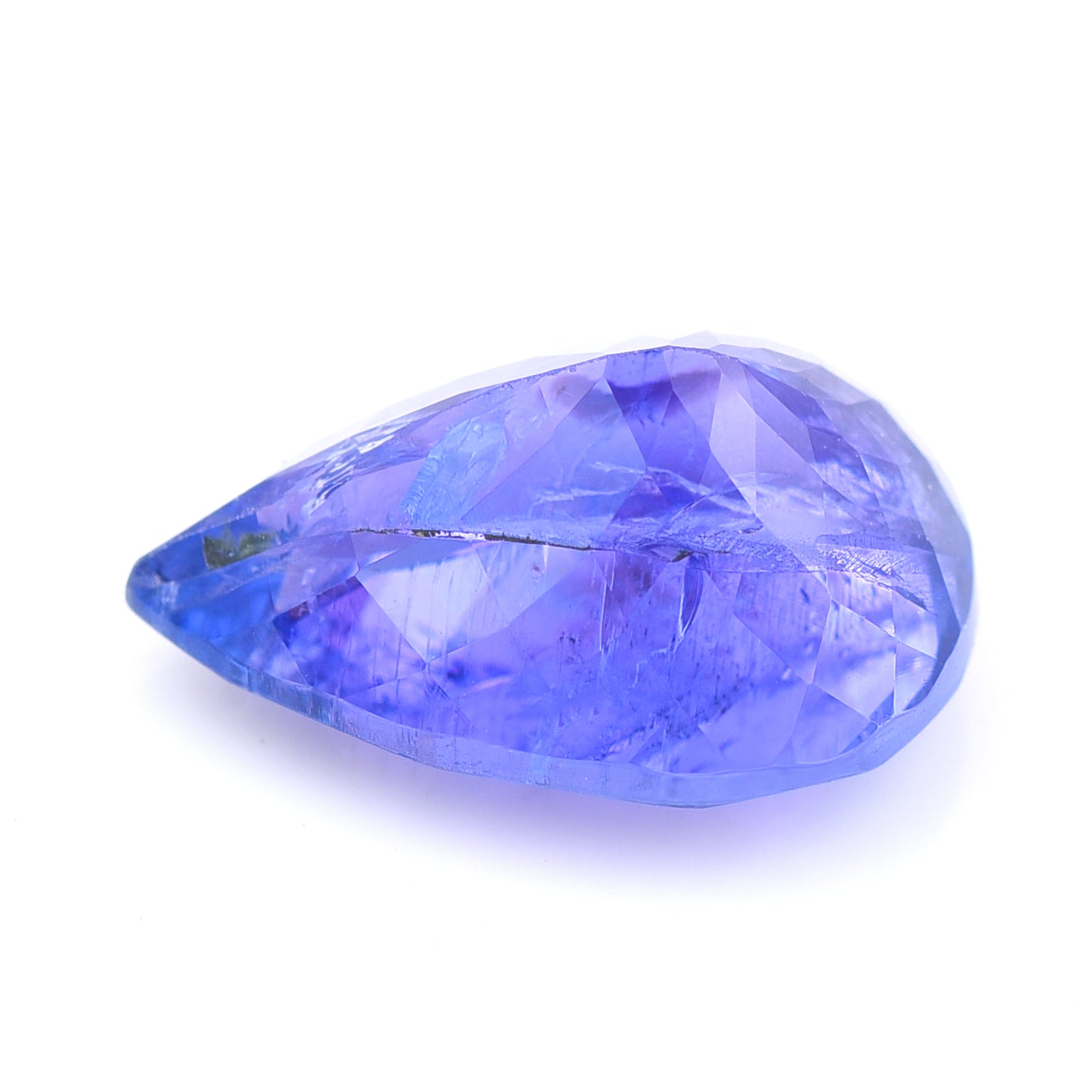 6.82 Natural Zoisite Tanzanite Pear Mixed Cut Gemstone