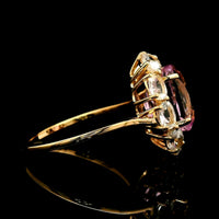 5.92 Ct Oval Kunzite 14K Gold Ring