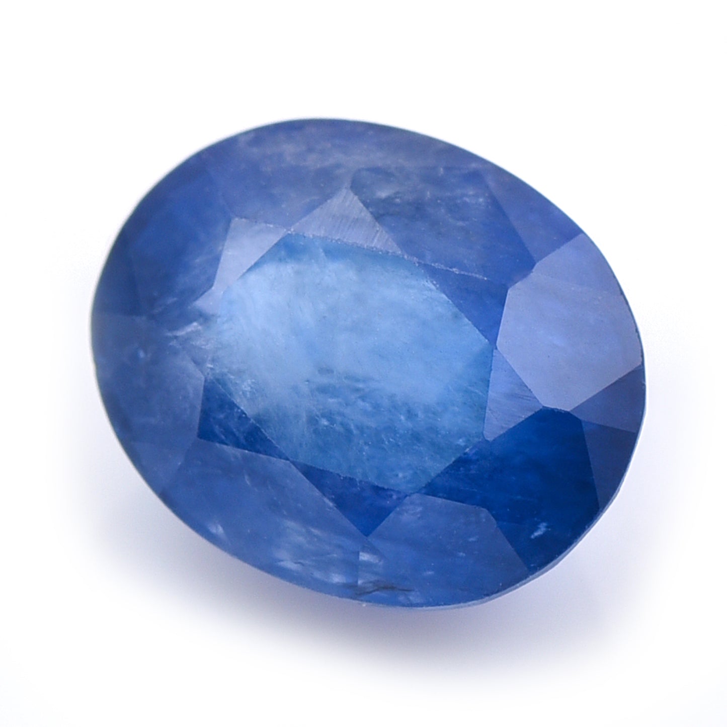 2.26 Natural Corundum Sapphire Oval Mixed Cut Gemstone