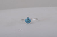 1.20 Carats Blue Lab Grown Diamond 14K Gold Ring