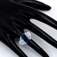6.52 Carats Sapphire 14K Gold Ring