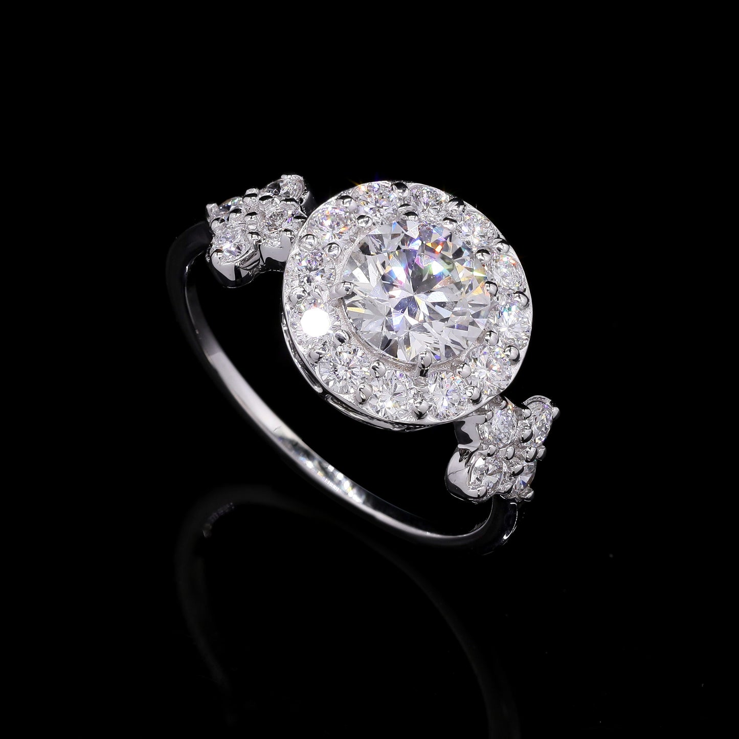 1.90 Carats Lab Grown Diamond 14K Gold Ring