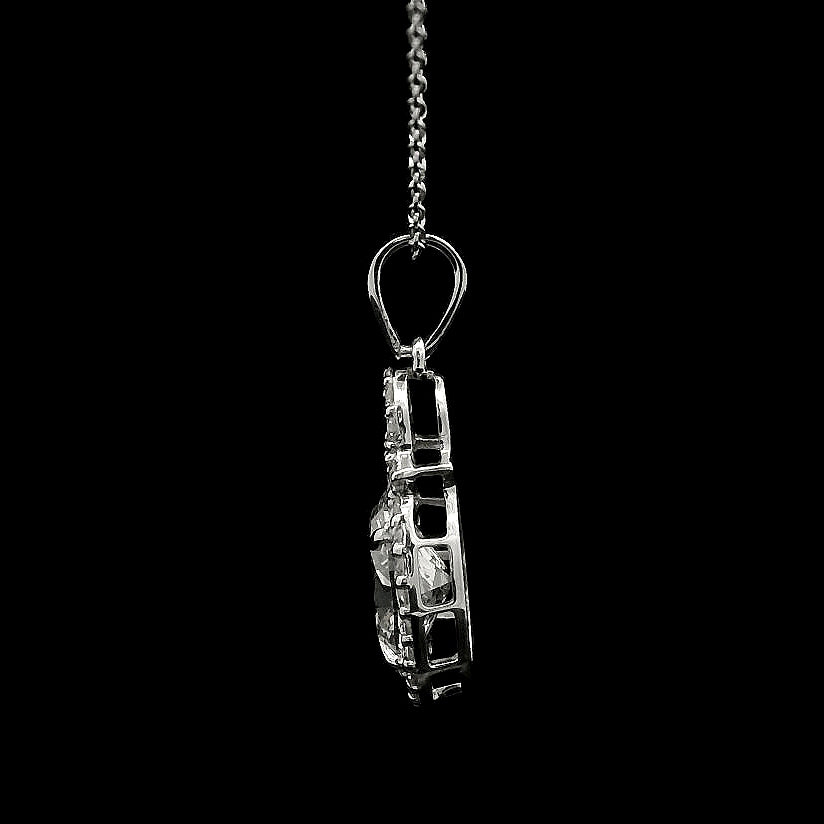 1.81 Carats Lab Grown Diamond 14K Gold Pendant