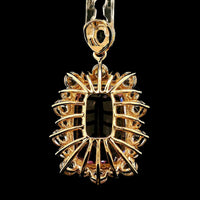 15.40 Ct Cushion Kunzite 14K Gold Pendant