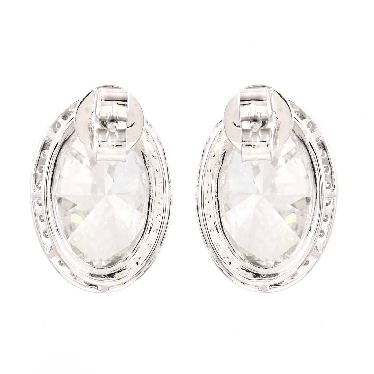 9.95 Carats Lab Grown Diamond 14K Gold Earrings