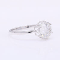 2.13 Carats Lab Grown Diamond 14K Gold Ring