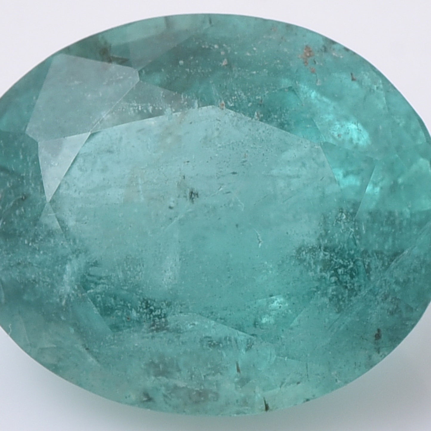 3.05 Natural Beryl Emerald Oval Mixed Cut Gemstone