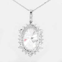 4.86 Carats Lab Grown Diamond 14K Gold Pendant