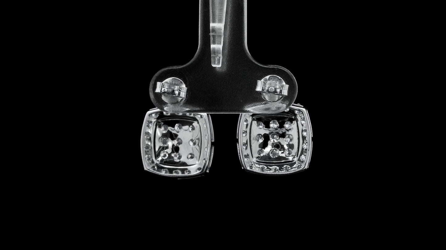 2.09 Carats Lab Grown Diamond 14K Gold Earrings