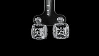 2.09 Carats Lab Grown Diamond 14K Gold Earrings